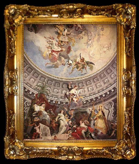 framed  MAULBERTSCH, Franz Anton Ceiling decoration, ta009-2