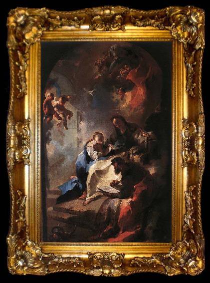 framed  MAULBERTSCH, Franz Anton The Education of the Virgin, ta009-2