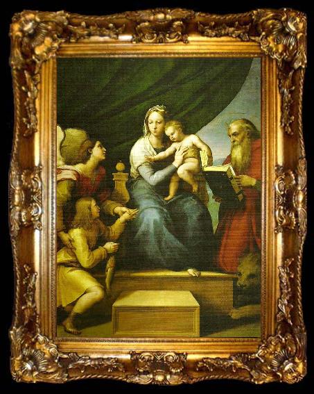 framed  Raphael the madonna del pesce, ta009-2