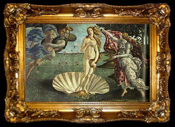 framed  Sandro Botticelli venus fodelse, ta009-2