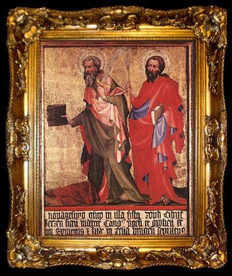 framed  unknow artist St Bartholomew and St Thomas, ta009-2