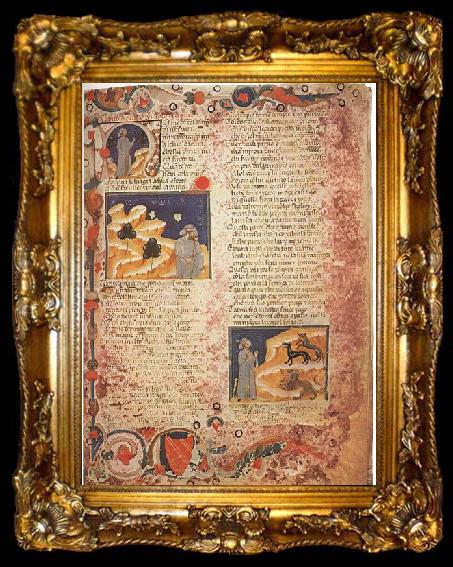 framed  unknow artist Dante Codex, ta009-2