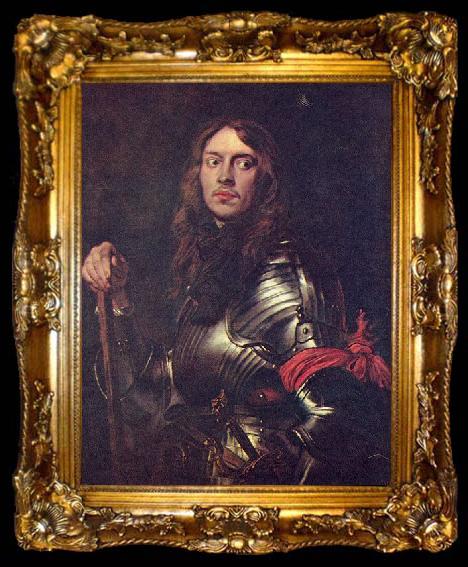 framed  Anthony Van Dyck Geharnischten mit roter Armbinde, ta009-2
