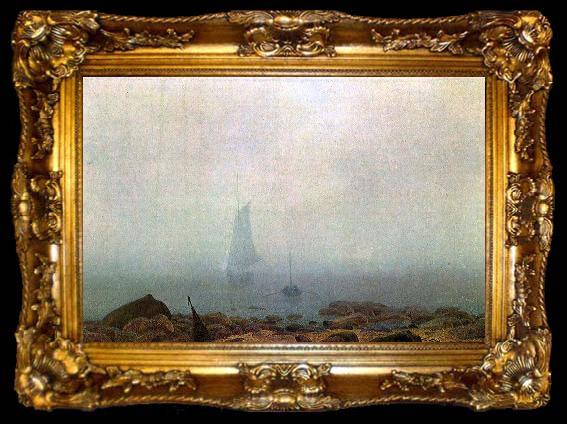 framed  Caspar David Friedrich Fog, ta009-2
