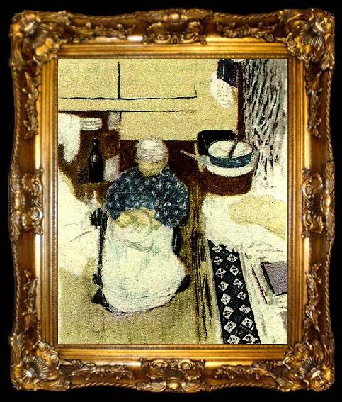 framed  Edouard Vuillard kokerskan, ta009-2