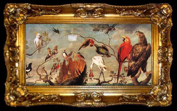 framed  Frans Snyders Concert of Birds, ta009-2