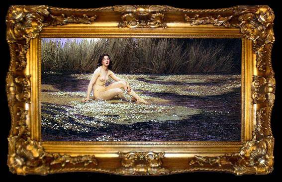 framed  Herbert James Draper The water nymph, ta009-2