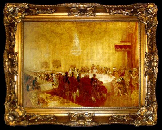 framed  J.M.W.Turner george iv at the provost
