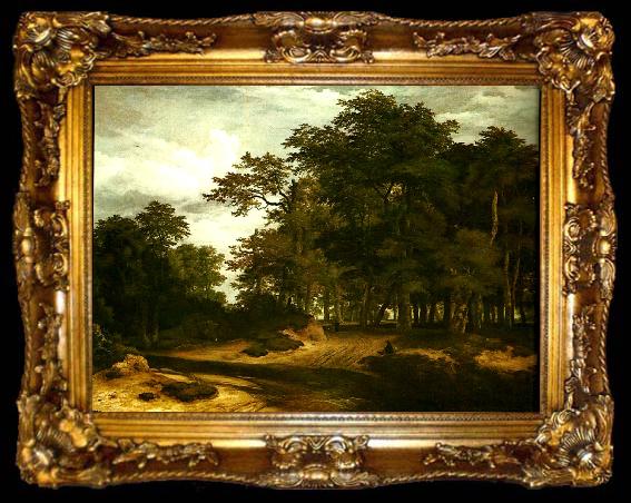 framed  Jacob van Ruisdael den stora skogen, ta009-2