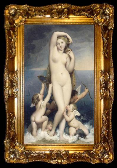 framed  Jean Auguste Dominique Ingres Venus Anadyomene, ta009-2