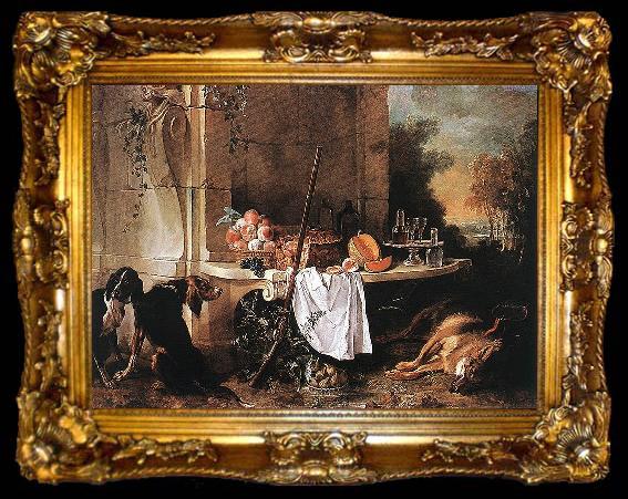 framed  Jean Baptiste Oudry Dead Wolf, ta009-2