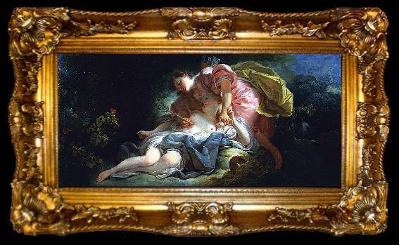 framed  Jean-Honore Fragonard Cephale et Procris, ta009-2