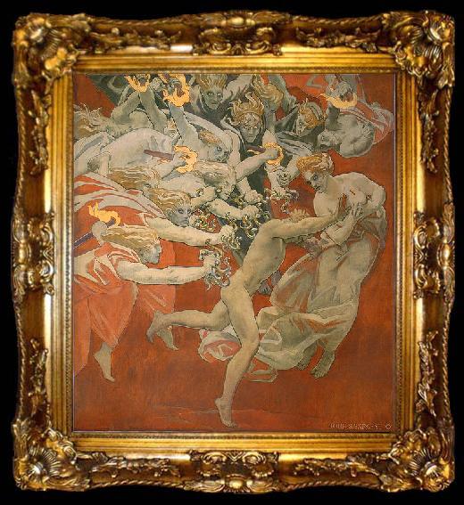 framed  John Singer Sargent Orestes Pursued by the Furies, ta009-2