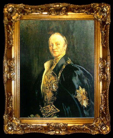 framed  John Singer Sargent George Curzon, 1st Marquess Curzon of Kedleston, ta009-2