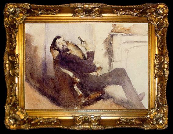 framed  John Singer Sargent Paul Helleu, ta009-2