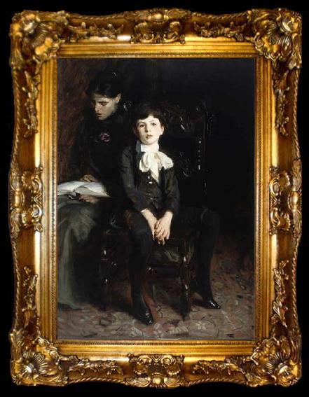 framed  John Singer Sargent Portrait of a Boy, ta009-2