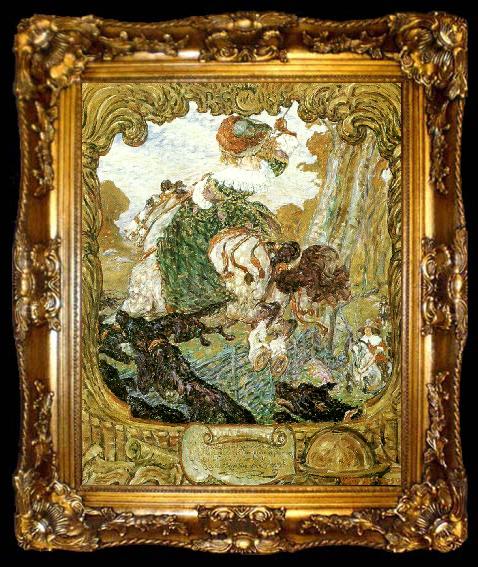 framed  Nils Kreuger drottning kristina, ta009-2