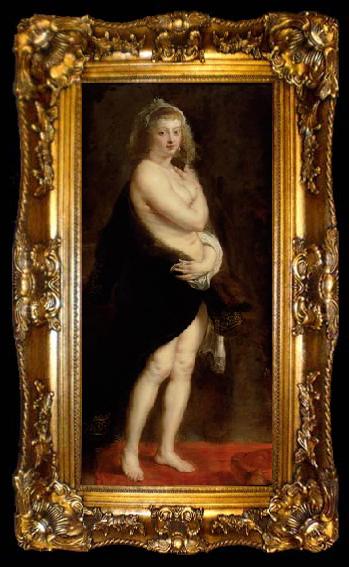 framed  Peter Paul Rubens Das Pelzchen, ta009-2