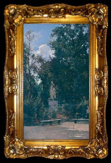 framed  Raimundo Madrazo La Flore du jardin du Roi a Versailles, ta009-2
