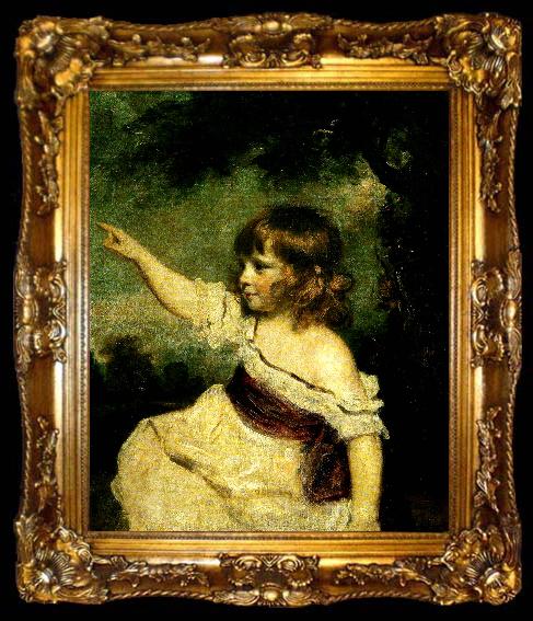 framed  Sir Joshua Reynolds master hare, ta009-2