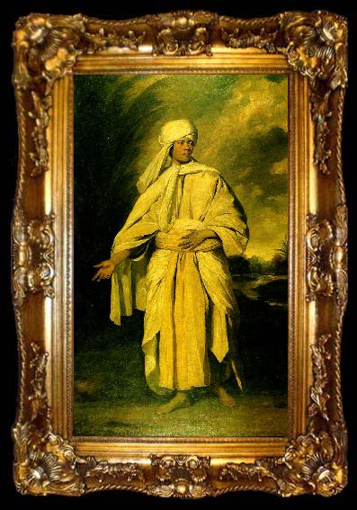 framed  Sir Joshua Reynolds omai, ta009-2