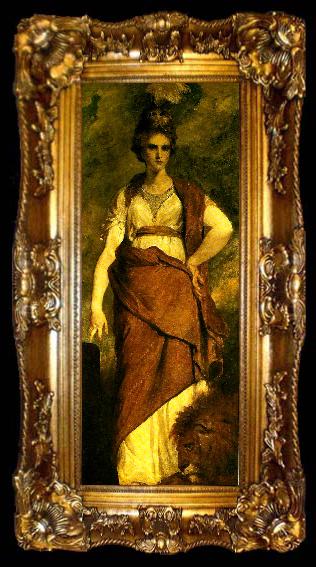 framed  Sir Joshua Reynolds fortitude, ta009-2
