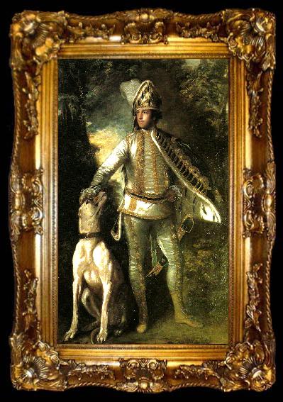 framed  Sir Joshua Reynolds mr peter ludlow, ta009-2