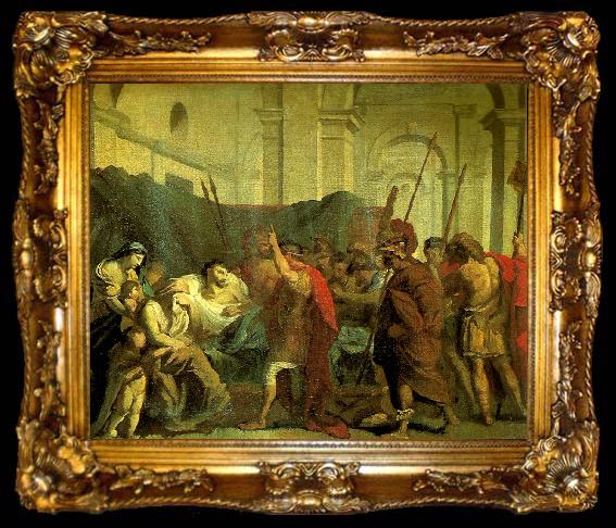 framed  Theodore   Gericault la mort de germanicus, ta009-2