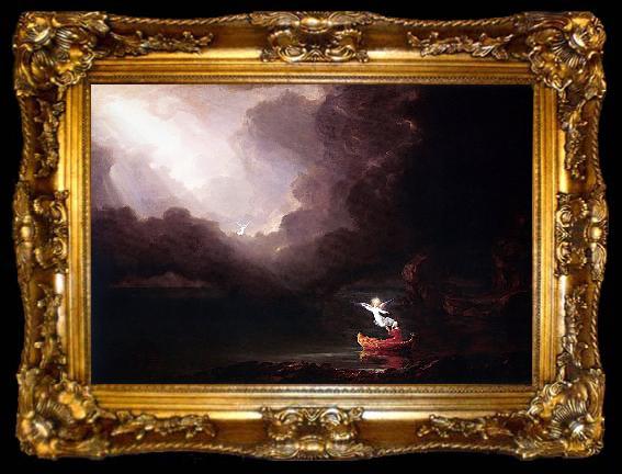 framed  Thomas Cole The Voyage of Life Old Age, ta009-2