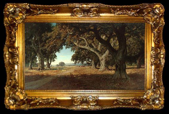 framed  William Keith California Ranch, ta009-2