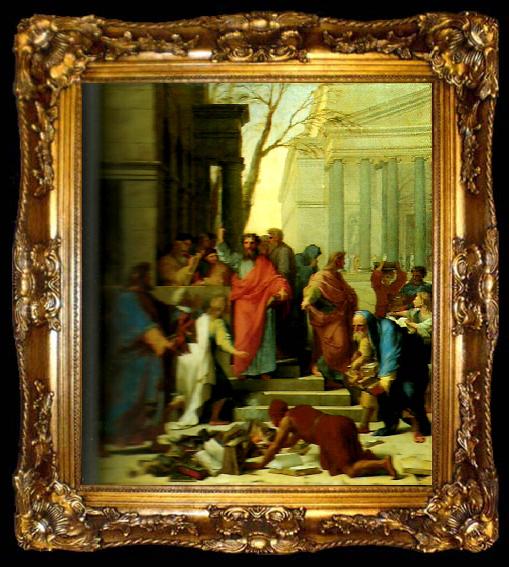 framed  lesueur la predication de saint paul a ephese, ta009-2