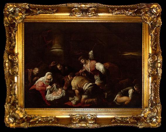 framed  unknow artist Adoration of the Shepherds, ta009-2