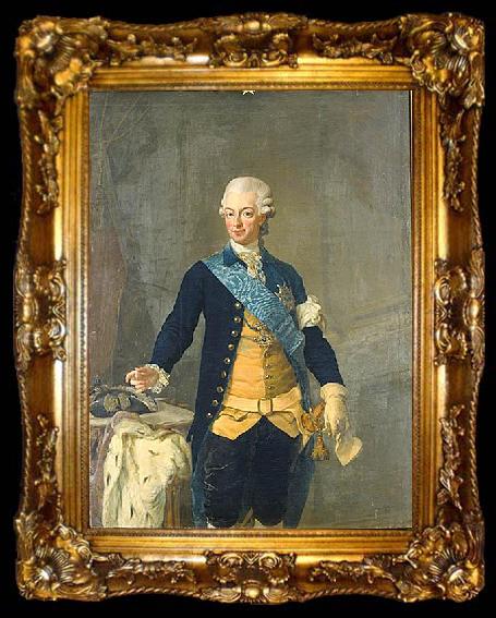 framed  unknow artist Gustav III, ta009-2
