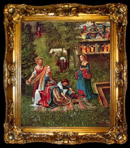 framed  Albrecht Altdorfer Susanna im Bade, ta009-2