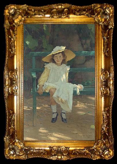 framed  Alexander Mann Portrait of Mary, ta009-2