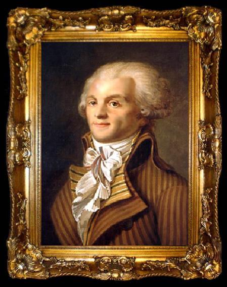 framed  Anonymous Portrait of Maximilien de Robespierre, ta009-2