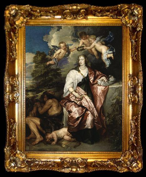 framed  Anthony Van Dyck Lady Digby, ta009-2