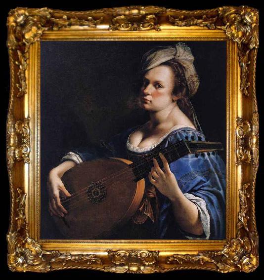 framed  Artemisia gentileschi Dimensions and material of painting, ta009-2