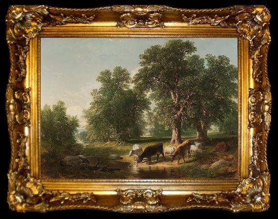 framed  Asher Brown Durand A Summer Afternoon, ta009-2