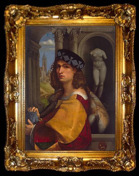 framed  CAPRIOLO, Domenico Self portrait, ta009-2
