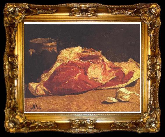 framed  Claude Monet Still life with flesh, ta009-2