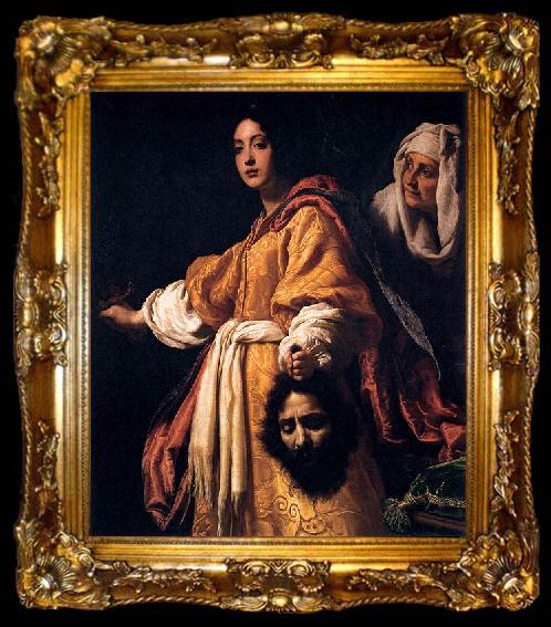 framed  Cristofano Allori Judith with the Head of Holofernes, ta009-2