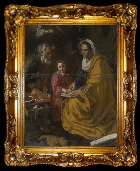 framed  Diego Velazquez Education of the Virgin, ta009-2