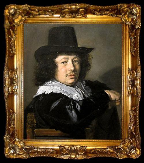 framed  Dirck Hals Portrait of a Young Man, ta009-2