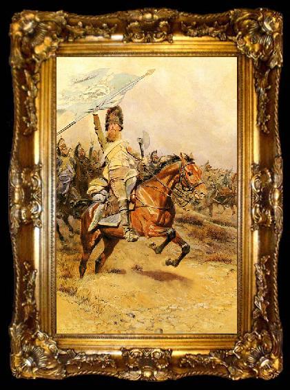 framed  Edouard Detaille La Charge, ta009-2