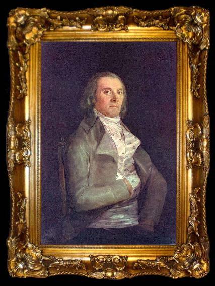 framed  Francisco de Goya Retrato del doctor Peral, ta009-2