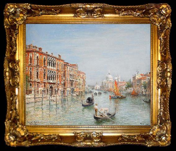 framed  Frans Wilhelm Odelmark Canale Grande - Venice, ta009-2
