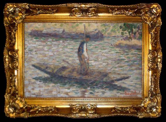 framed  Georges Seurat Le Pecheur, ta009-2