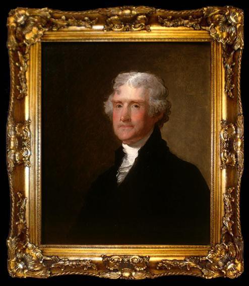 framed  Gilbert Stuart Thomas Jefferson, ta009-2