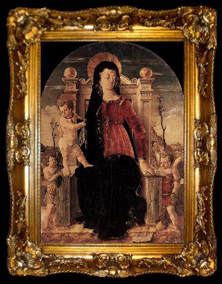framed  Giorgio Schiavone Virgin and Child Enthroned, ta009-2